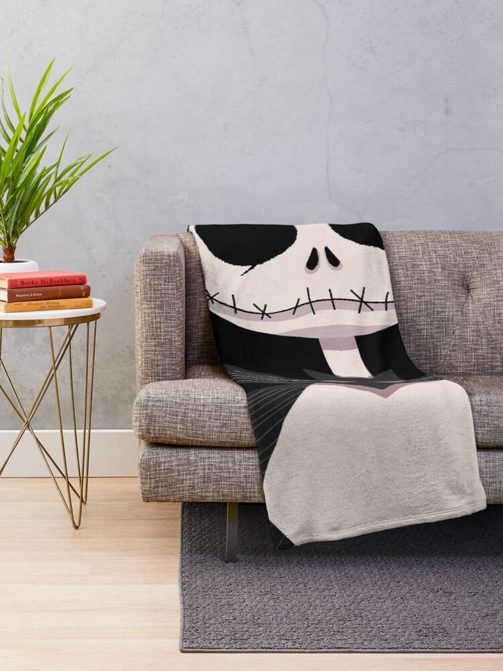 the nightmare before christmas jack skellington Throw Blanket