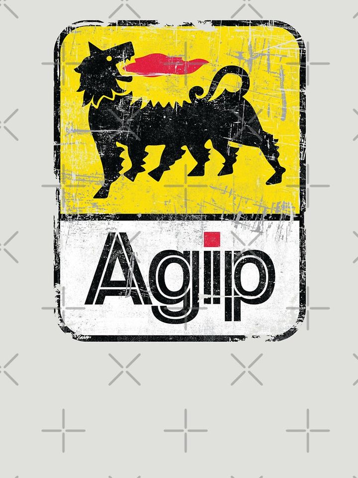 AGIP Lubricants Logo 1968 – 1998 Distressed version Essential T-Shirt