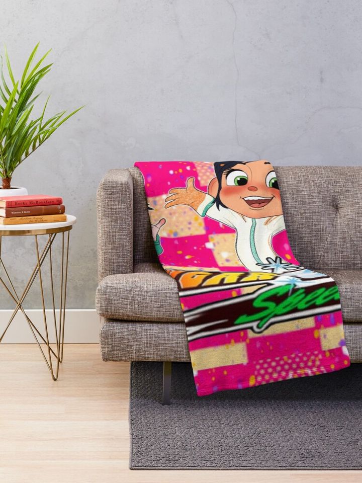 Sugar Rush - Vanellope Von Schweetz Throw Blanket