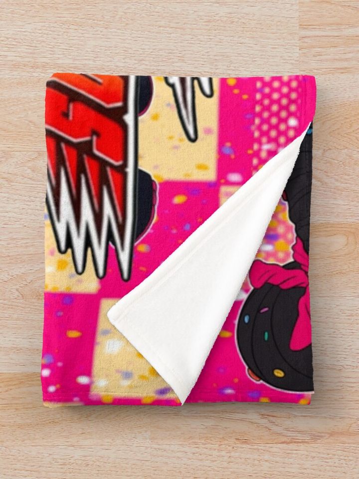 Sugar Rush - Vanellope Von Schweetz Throw Blanket