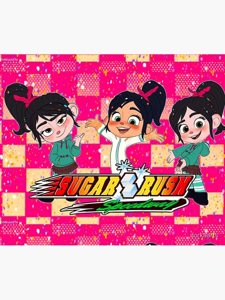 Sugar Rush - Vanellope Von Schweetz Throw Blanket