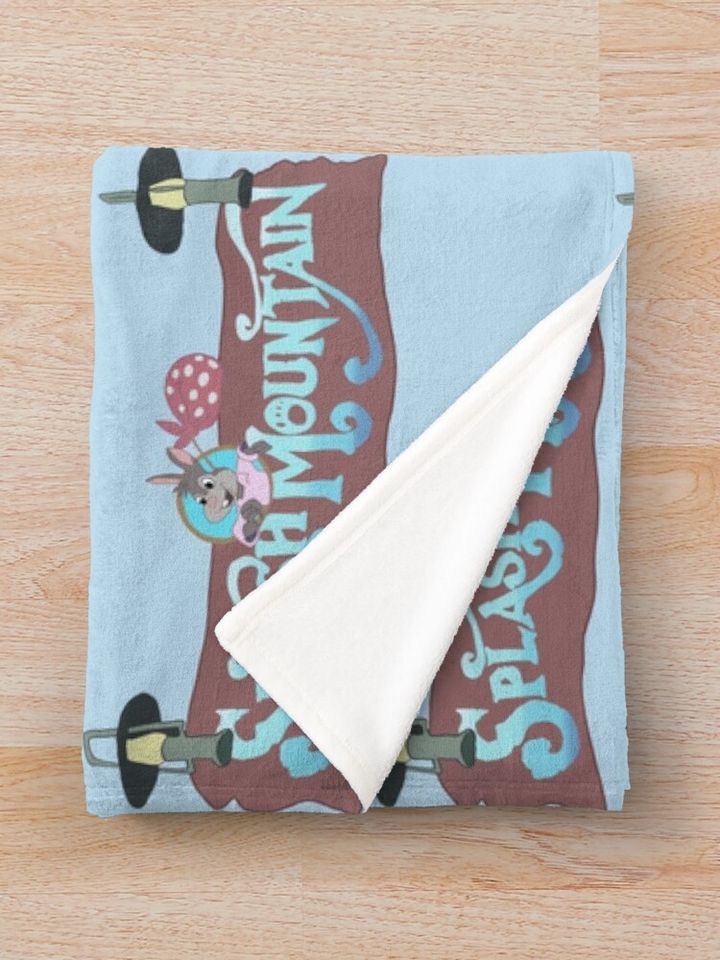 Splash Mountain  Throw Blanket