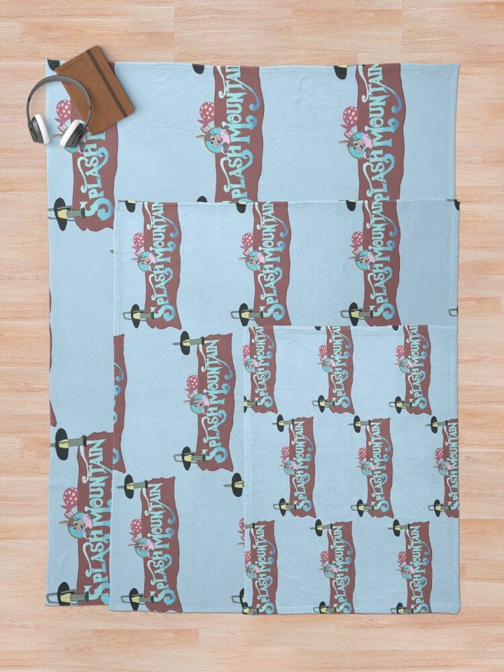 Splash Mountain  Throw Blanket