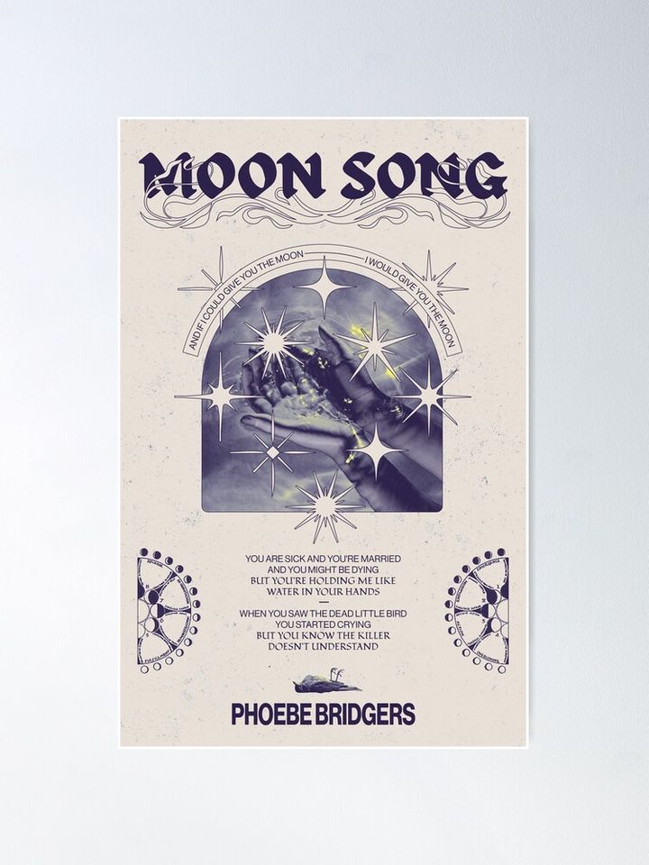 Moon Song - Phoebe Bridgers Poster Poster