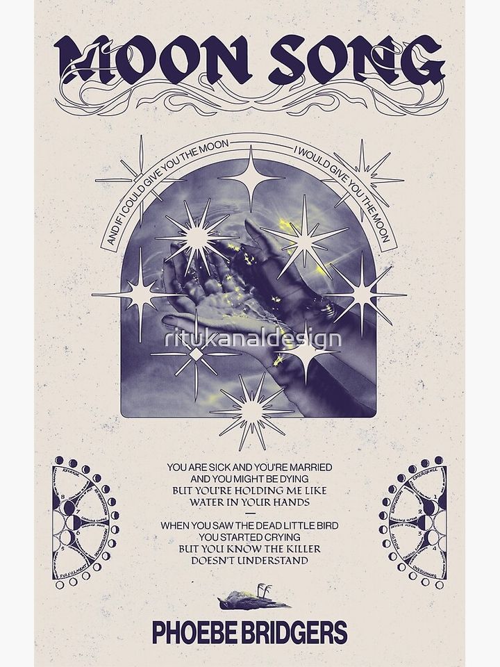 Moon Song - Phoebe Bridgers Poster Poster