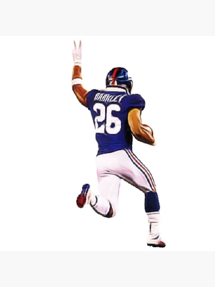 Saquon Barkley Cartoon Graphic Pillow