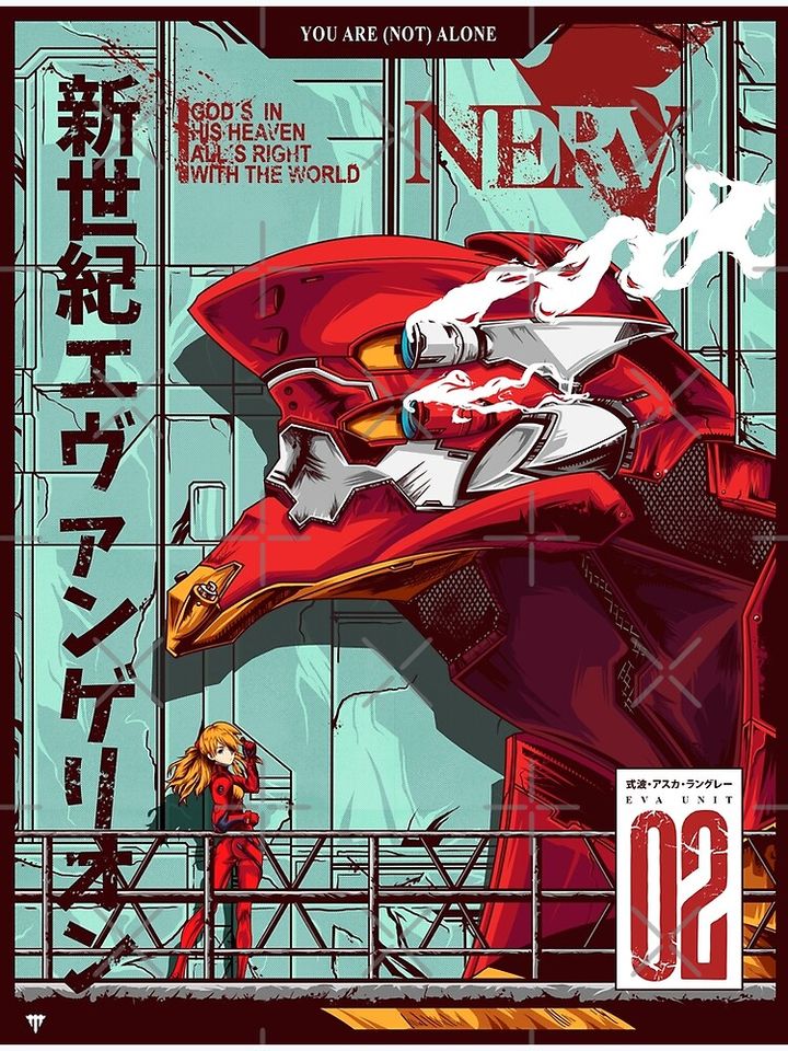 Evangelion - EVA 02 Color Poster Poster