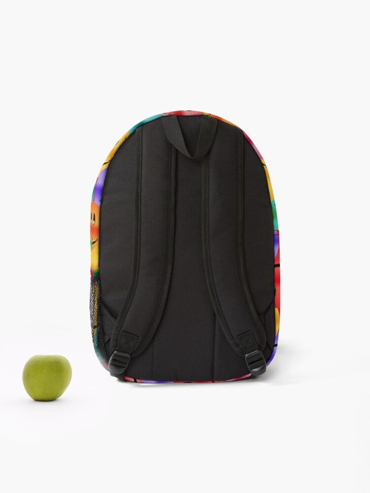 Smiley face pattern Backpack