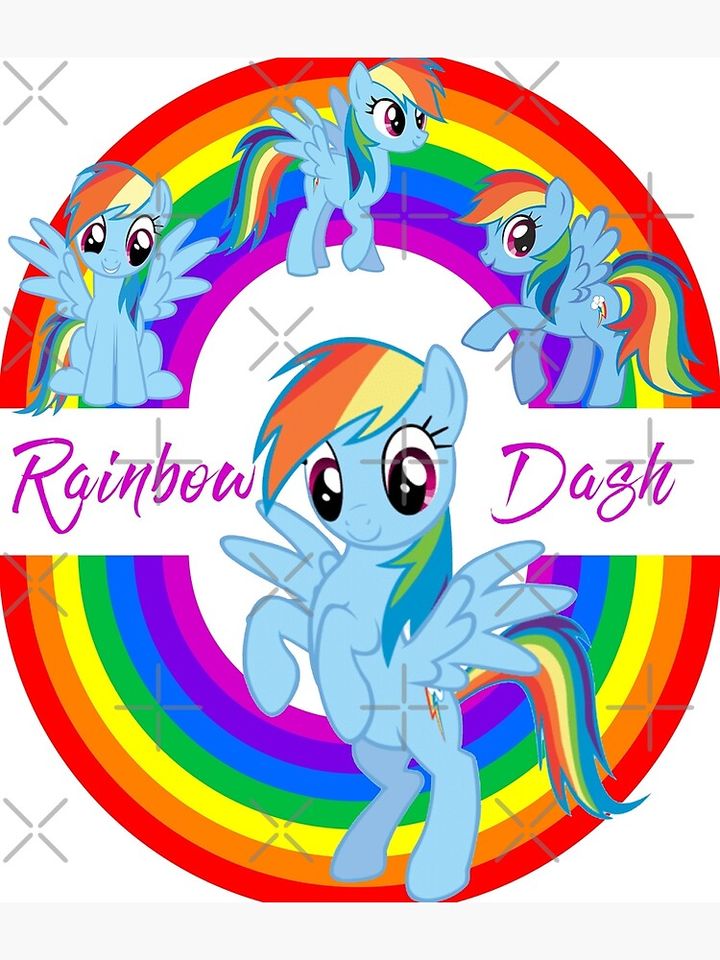 Rainbow Dash Brony  Backpack