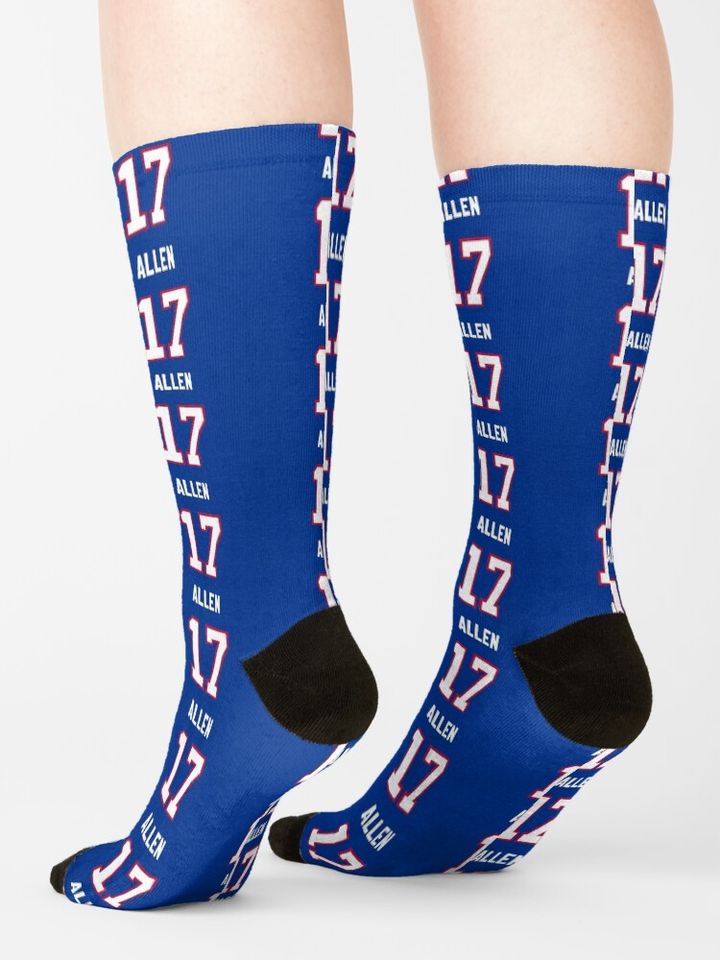 Josh Allen Socks, Gift For Fan