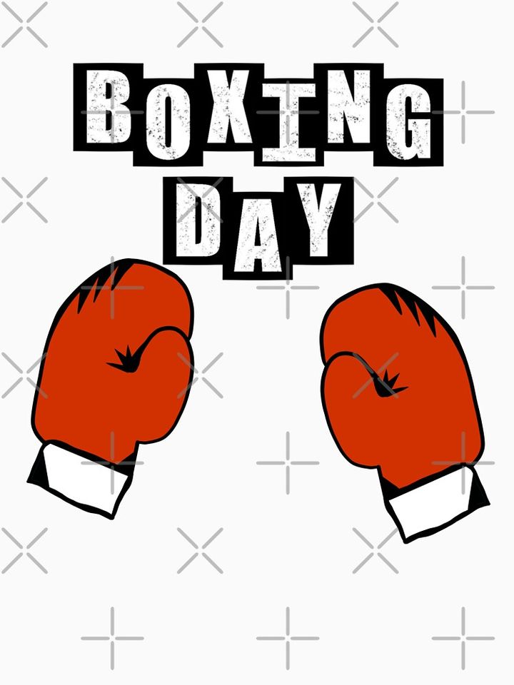 Boxing Day Red Gloves - White Classic T-Shirt