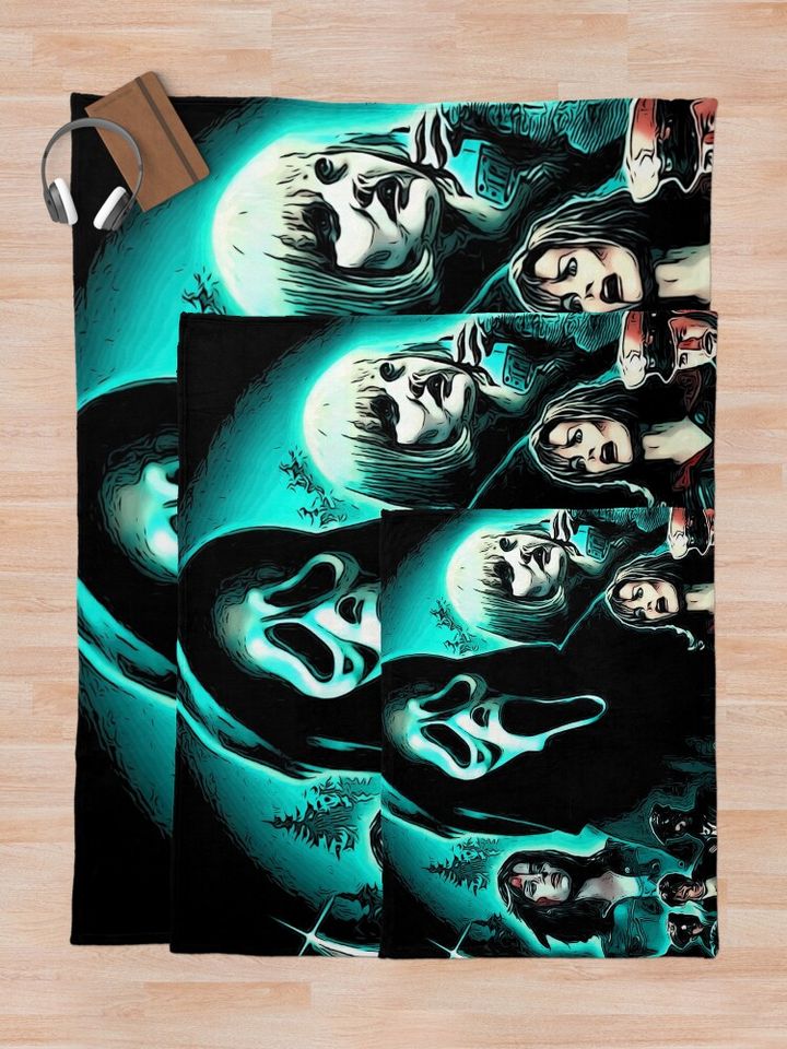Scream Movie Throw Blanket