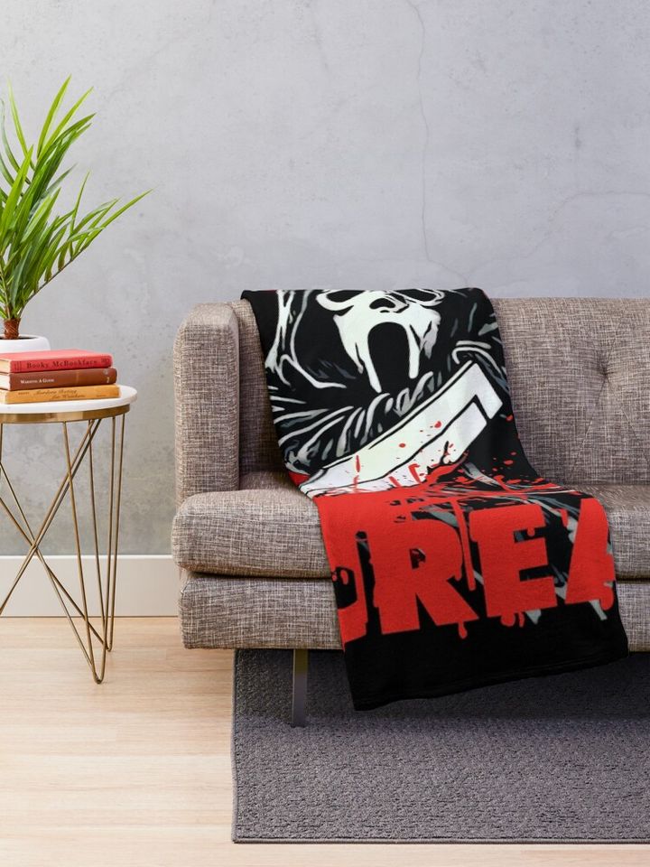 Scream Movie Throw Blanket