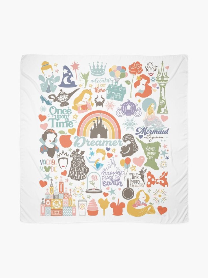 Vacay Inspired Vacation Graphic Tee Scarf