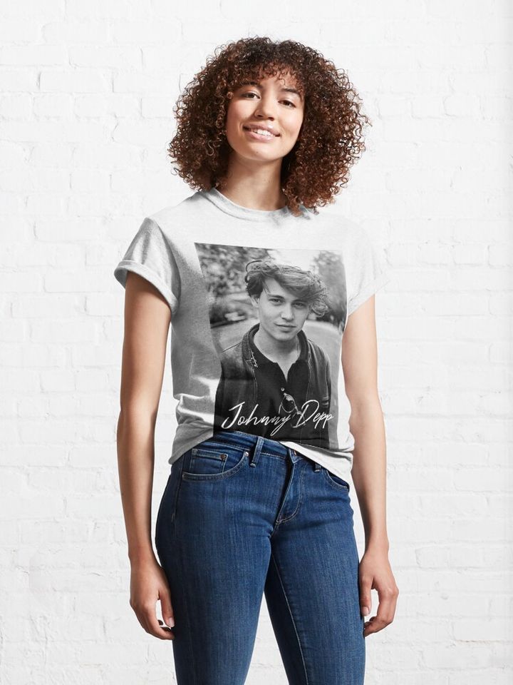 Johnny Depp young 90s Classic T-Shirt