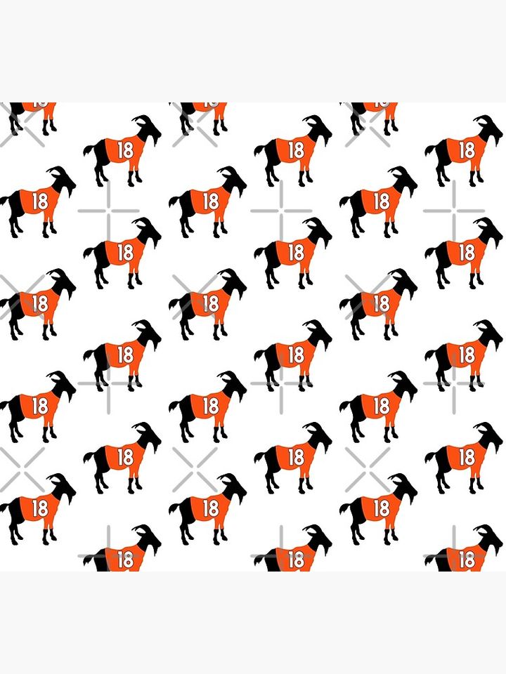 Peyton Manning GOAT Socks, Gift For Fan
