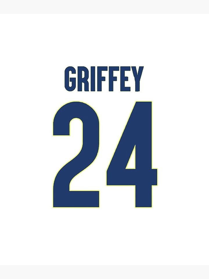 Ken Griffey Jr Canvas, Gift for baseball fan