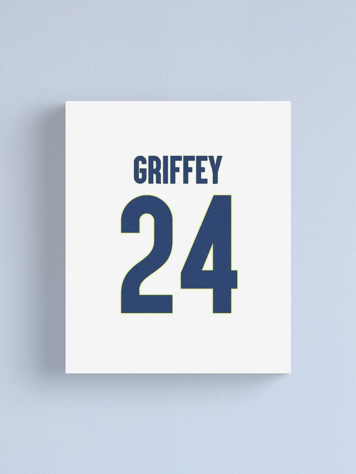 Ken Griffey Jr Canvas, Gift for baseball fan