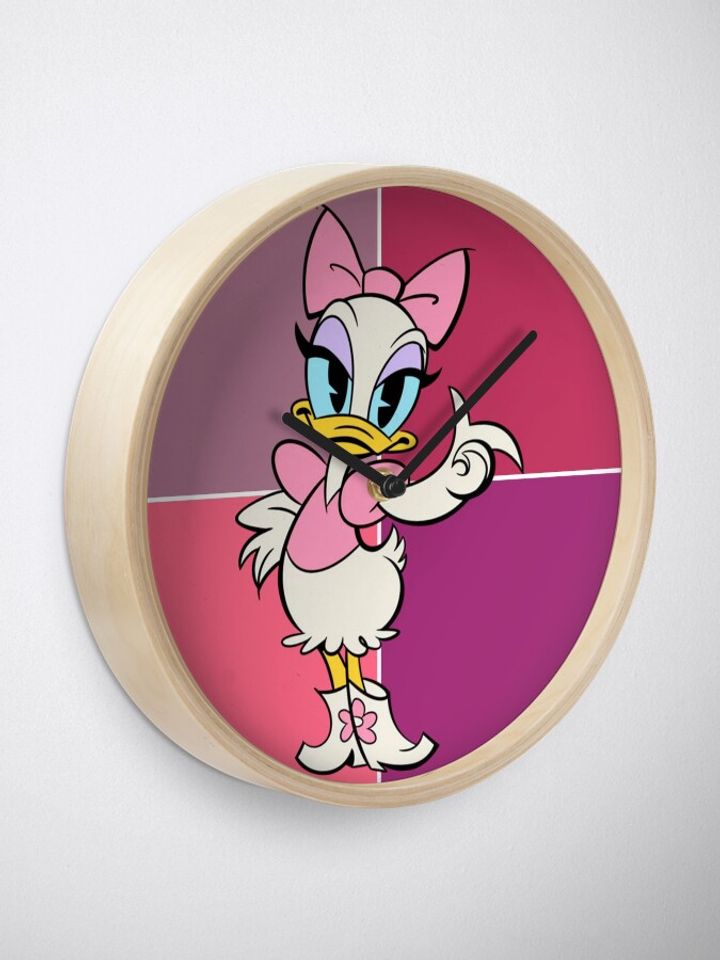 Daisy duck Clock