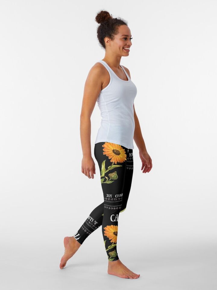 Witch Herb Collection - Calendula Leggings