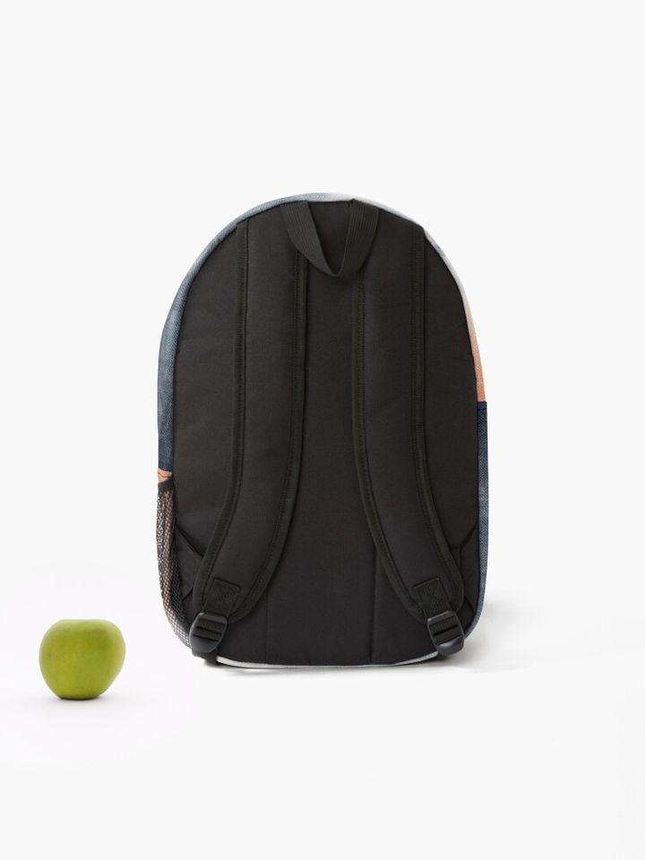 Orange And Black Tie-Dye Backpack