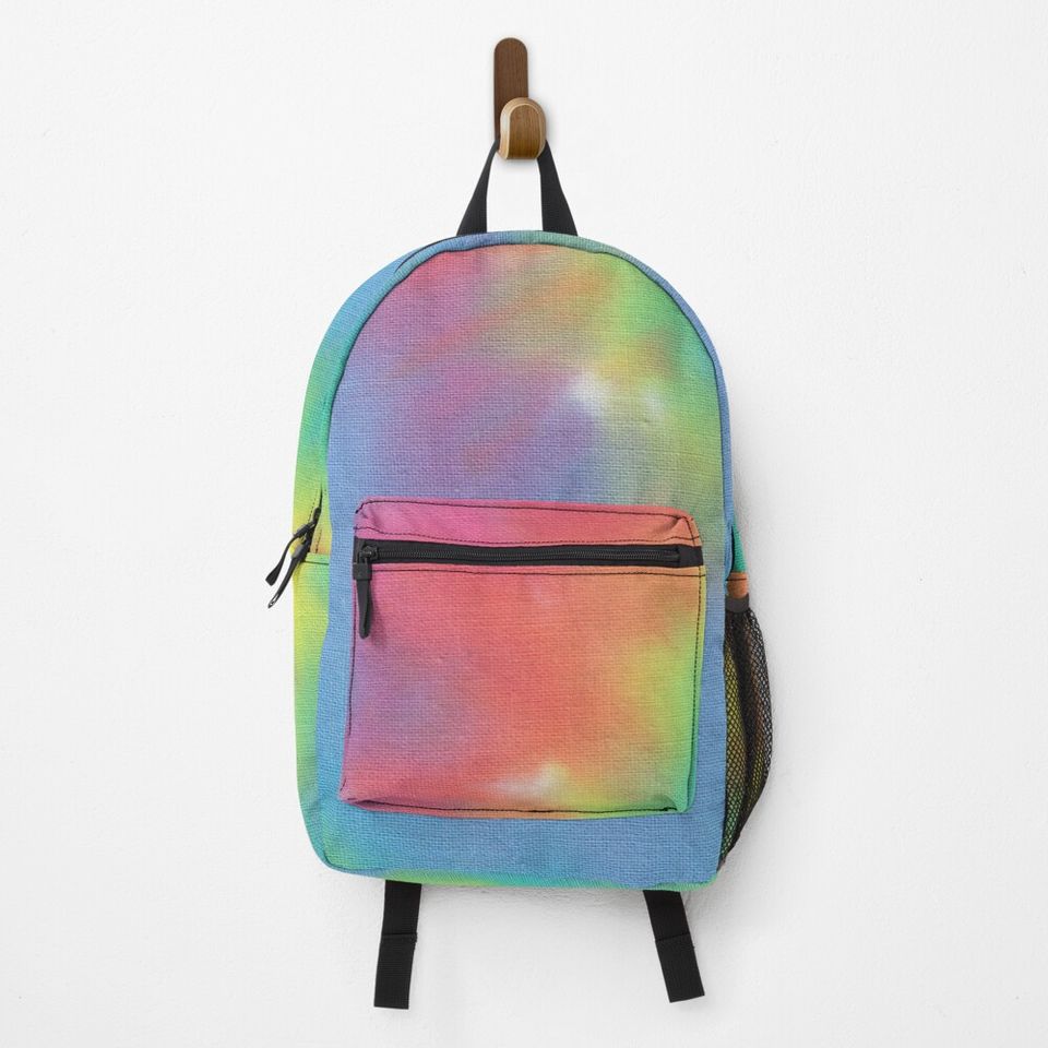 Rainbow Tie-Dye Backpack