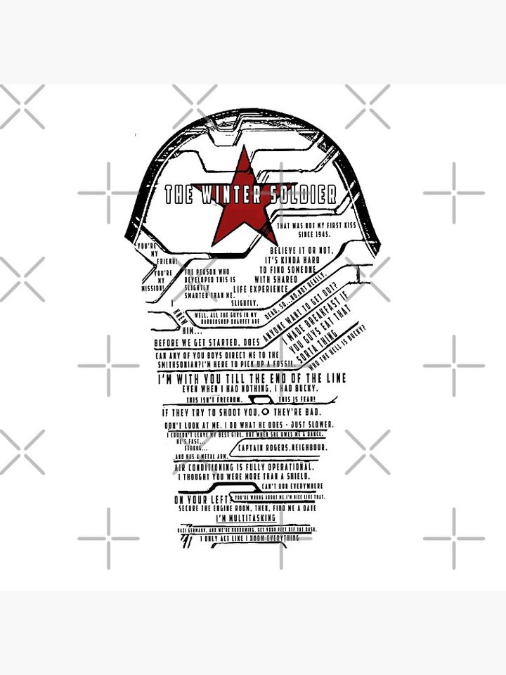 The Winter Soldier Quotes Pillow