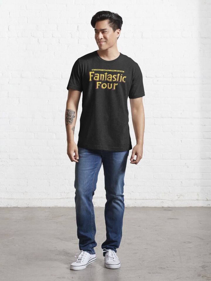 Fantastic Four - Classic Title - Clean Essential T-Shirt