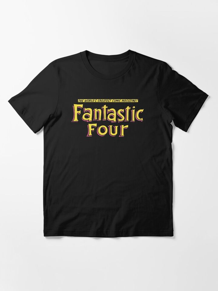 Fantastic Four - Classic Title - Clean Essential T-Shirt