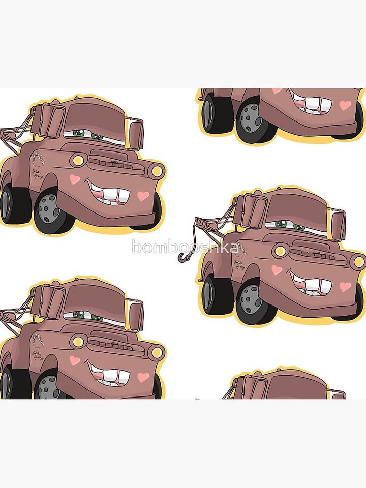 Tow Mater Kawaii Throw Blanket