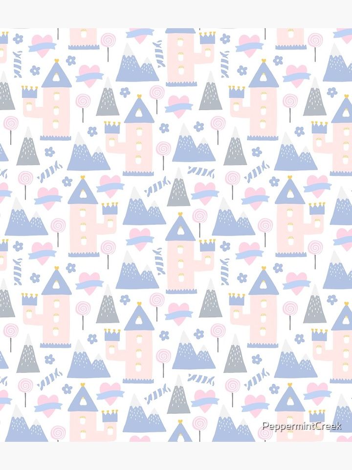Castles and Candy Pattern Disney Backpack