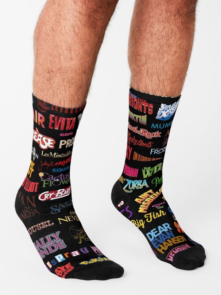 Broadway Musicals Socks