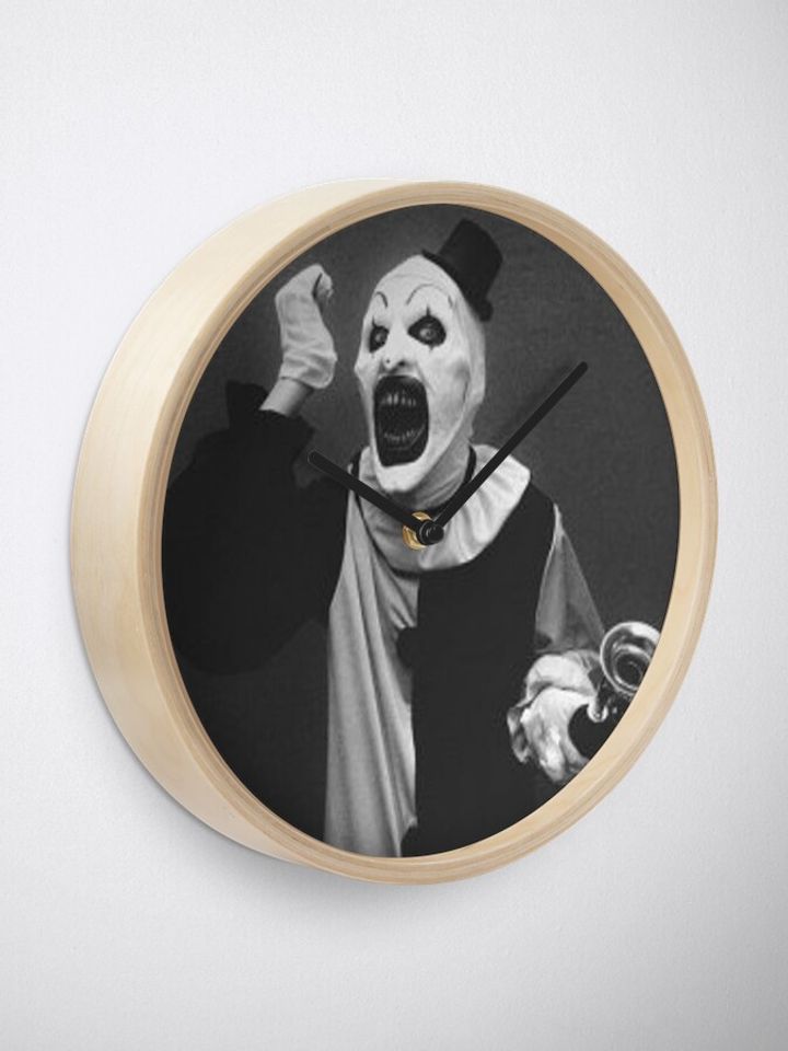 Terrifier art the clown horror  Clock