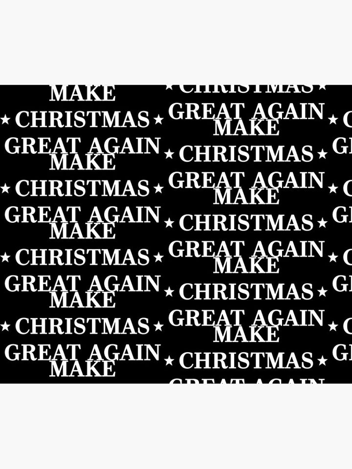 Make Christmas Great Again Throw Blanket