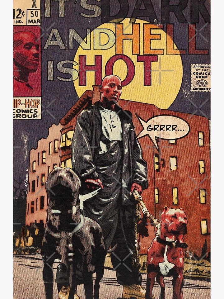 DMX - It’s Dark And Hell Is Hot - Hip Hop Comics Premium Matte Vertical Poster