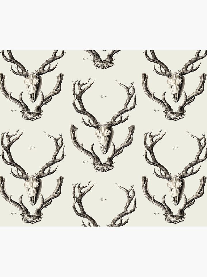 Deer Antlers Shower Curtain
