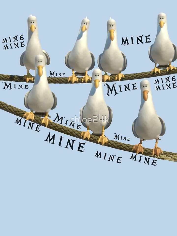 Mine! Seagulls from Finding Nemo Classic T-Shirt