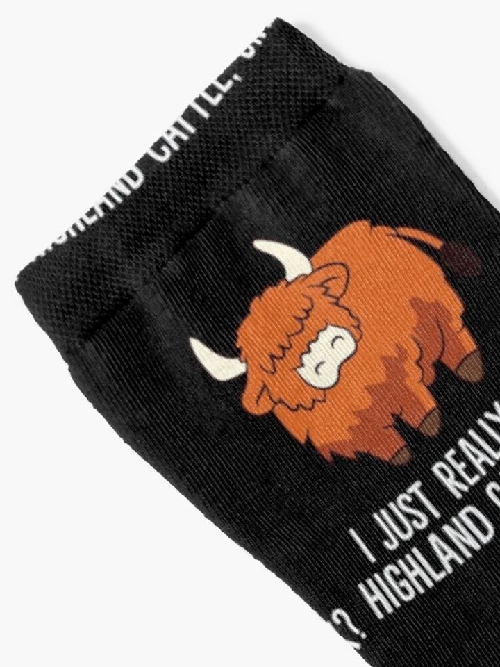 Scottish highland cattle - I just really love Highland cattle, ok? Socks
