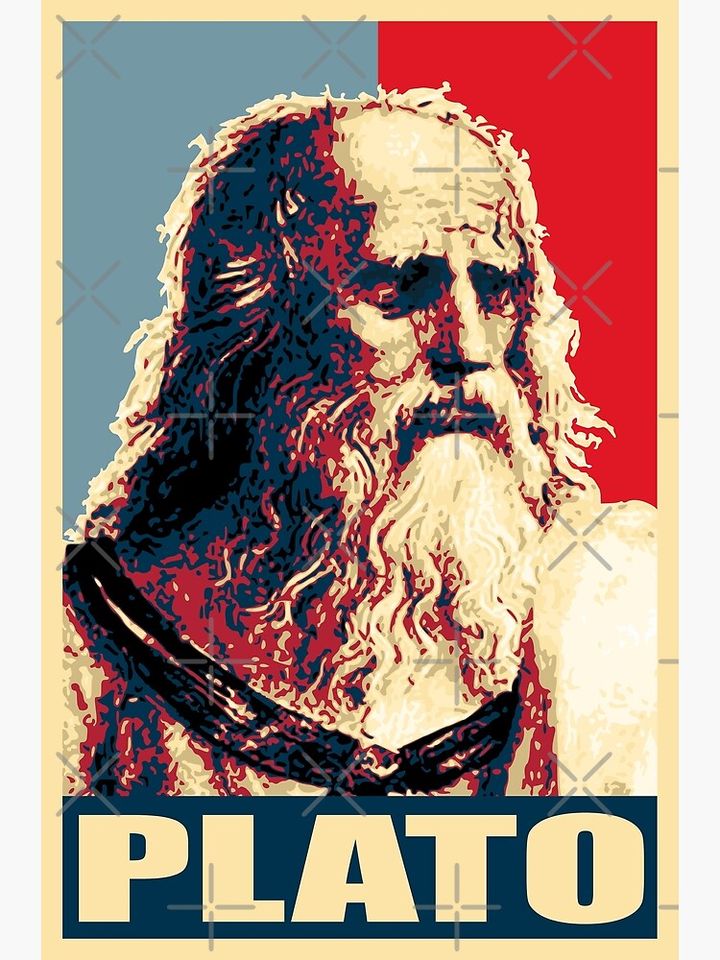Plato Premium Matte Vertical Poster