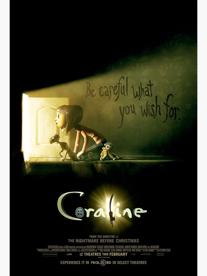 Be Careful What You Wish For, Coraline Poster