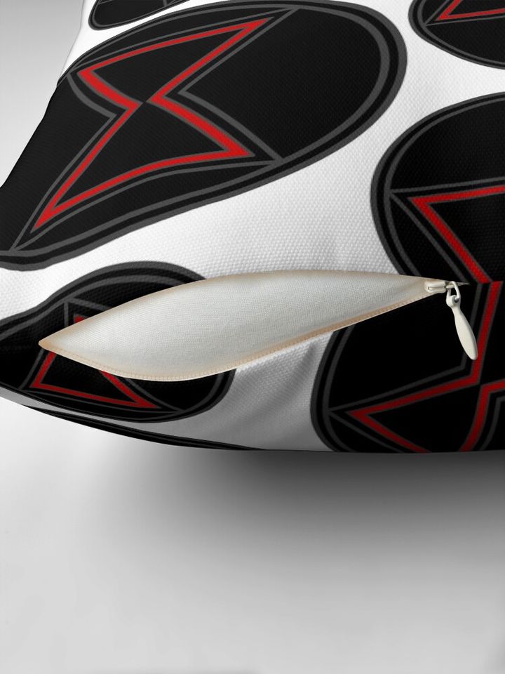 Black widow pattern Pillow