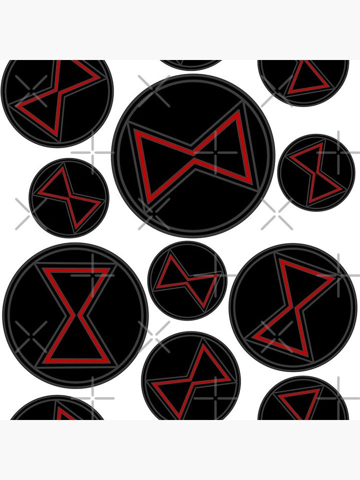 Black widow pattern Pillow