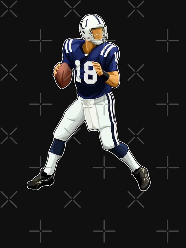 Peyton Manning #18 Drop Back Tank Top
