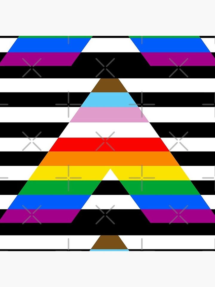 LGBTQ+ Ally Progress Pride Flag Pin