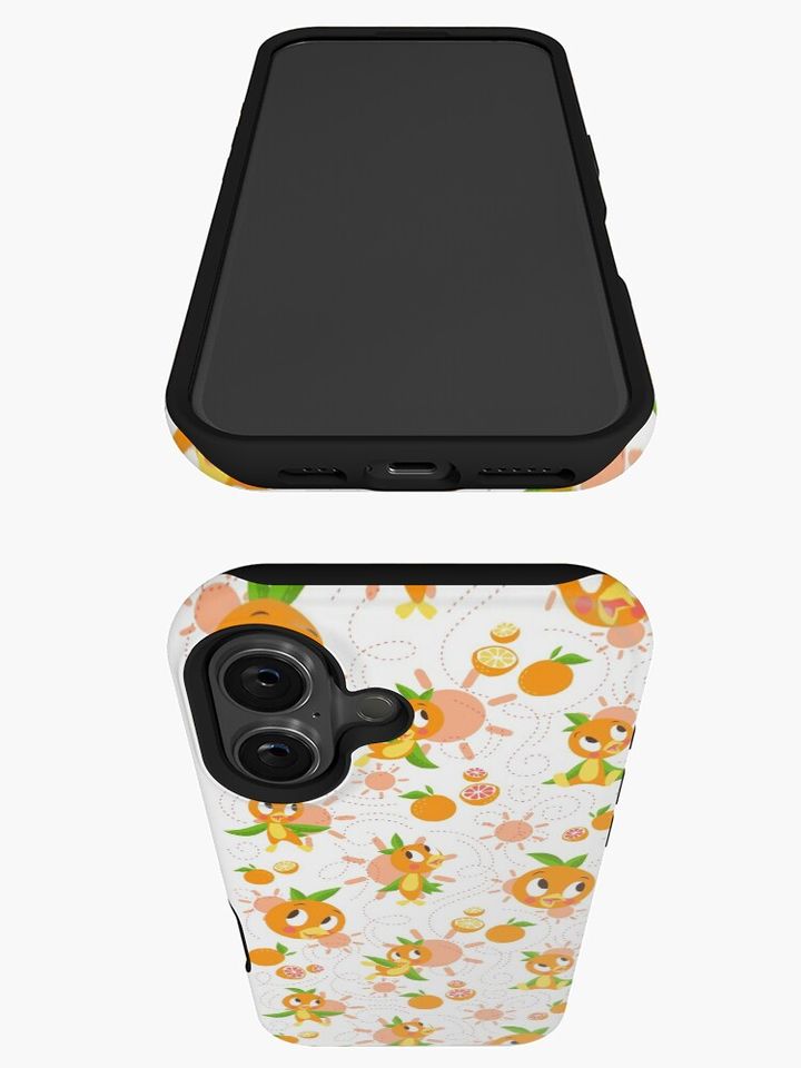 Hello Sunshine! - Orange Bird (white background) iPhone Case