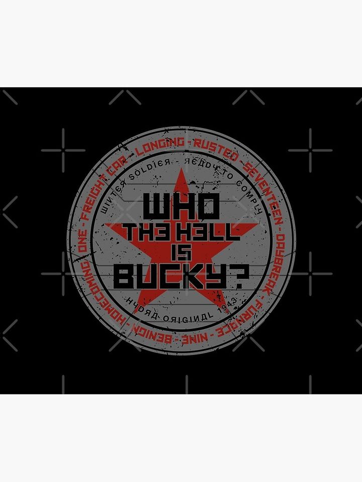 Winter Soldier - Who The Hell Is BUCKYY Bn? Throw Blanket