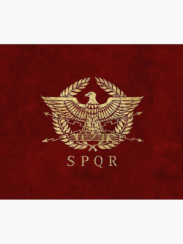 Roman Empire Emblem - Vintage Gold Tapestry