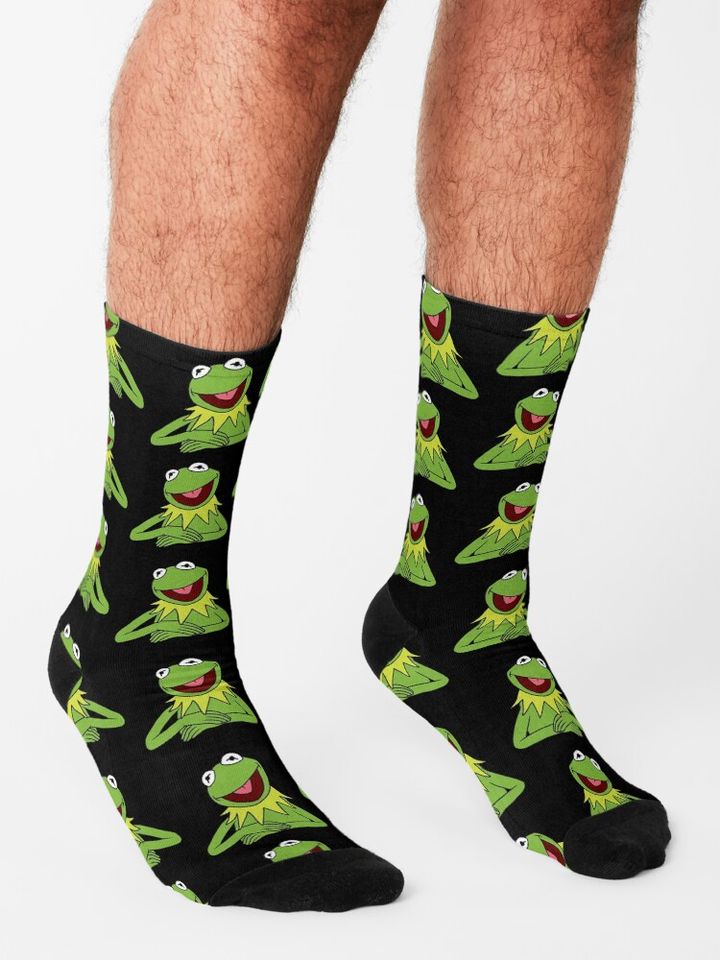 K the frog pattern Socks