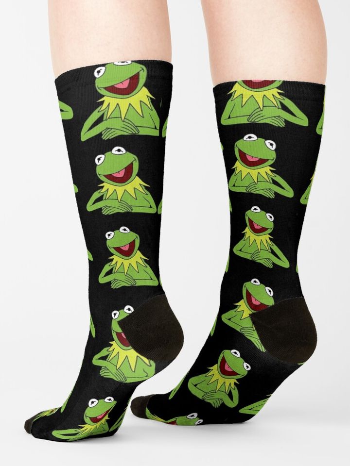 K the frog pattern Socks