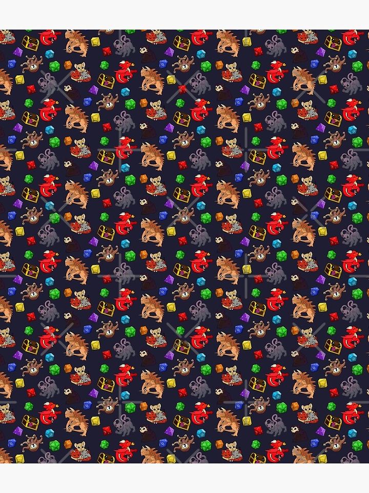 Dungeons and Dragons Print Backpack